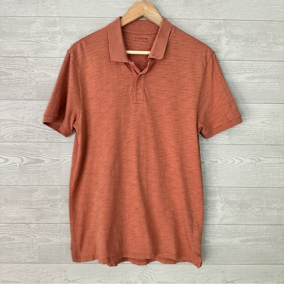 Vince Slub Polo Shirt Small S - Picture 1 of 6